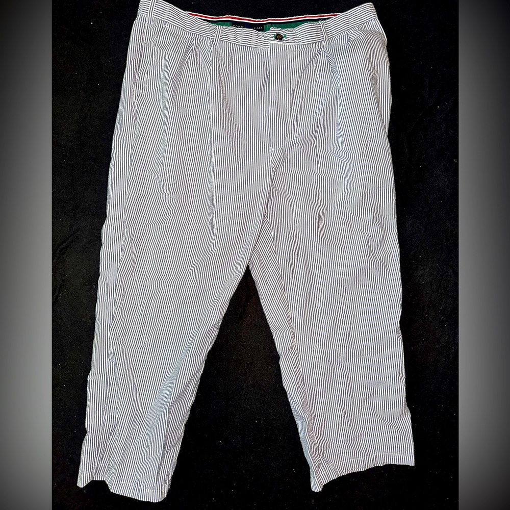 Tommy Hilfiger 42X32 Pant Jean Trouser Cotton Pin Striped Cotton 90’s Style NEW